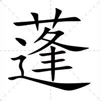 蓬 意思|蓬：蓬的意思/造詞/解釋/注音